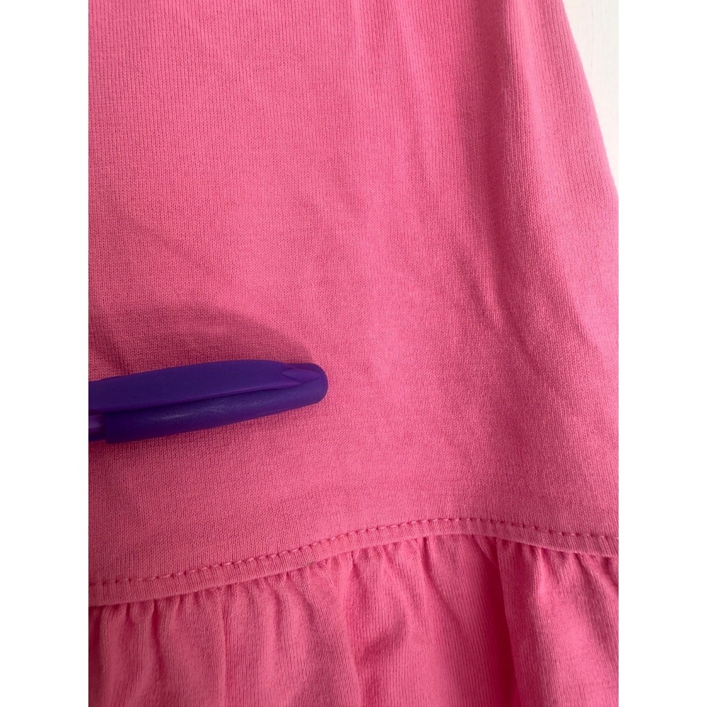 Hanna Andersson Size 130 7-8 Pink Sleeveless Racer Back Love to Twirl Dress - Picture 5 of 7